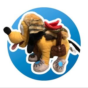 Disney Pluto Davy Crockett Raccoon Hat Moccasins